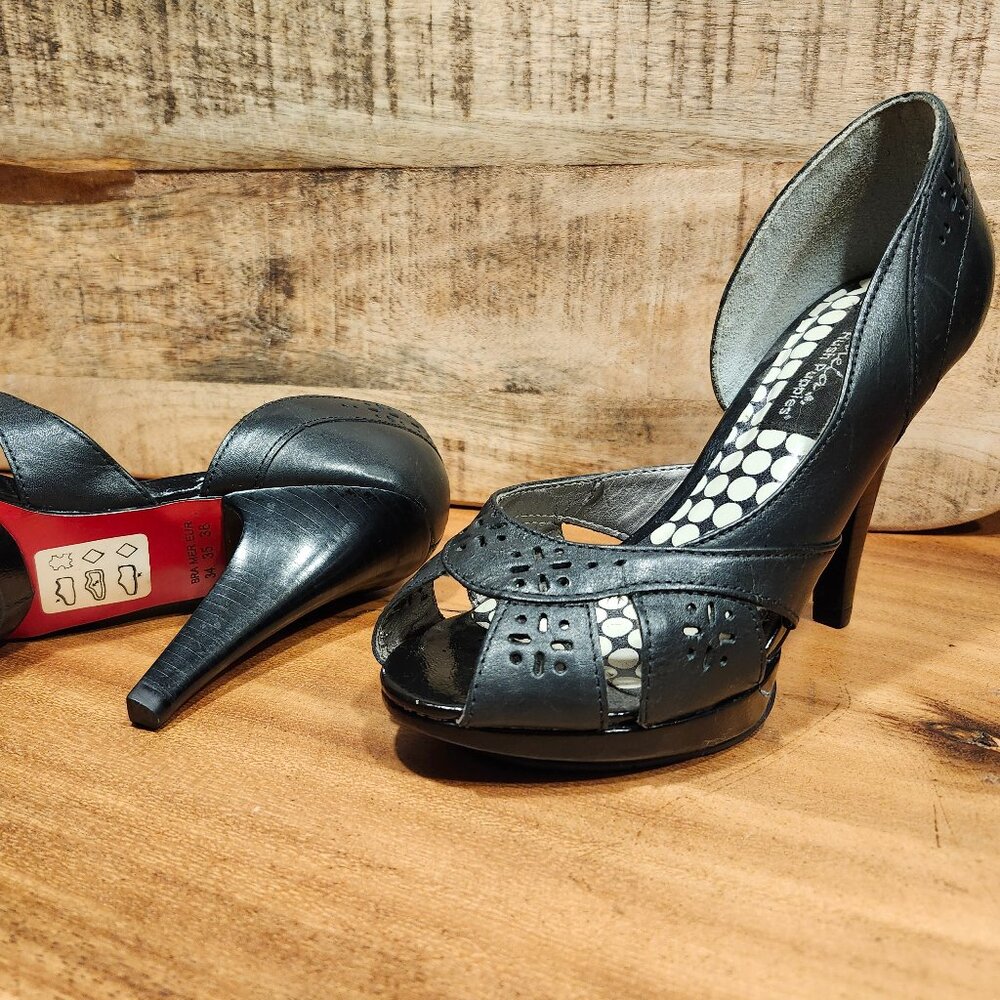 HUSH PUPPIES high 4 inch heel 6 1/2 memory foam insol